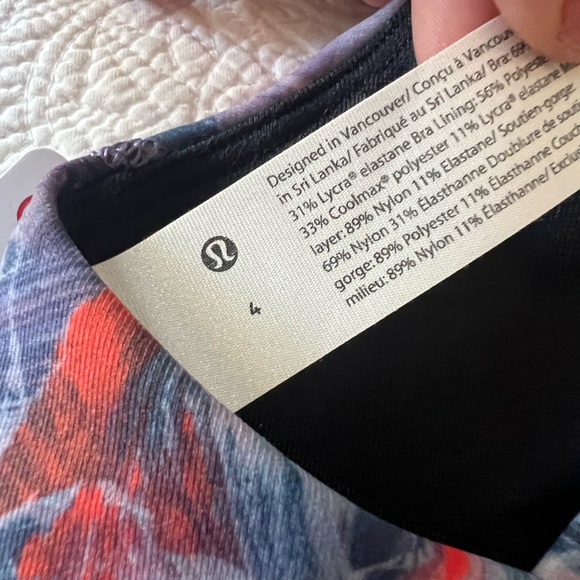 Lululemon Energy Bra *Medium Support, B–D Cups (Sz 4) - Picture 3 of 7